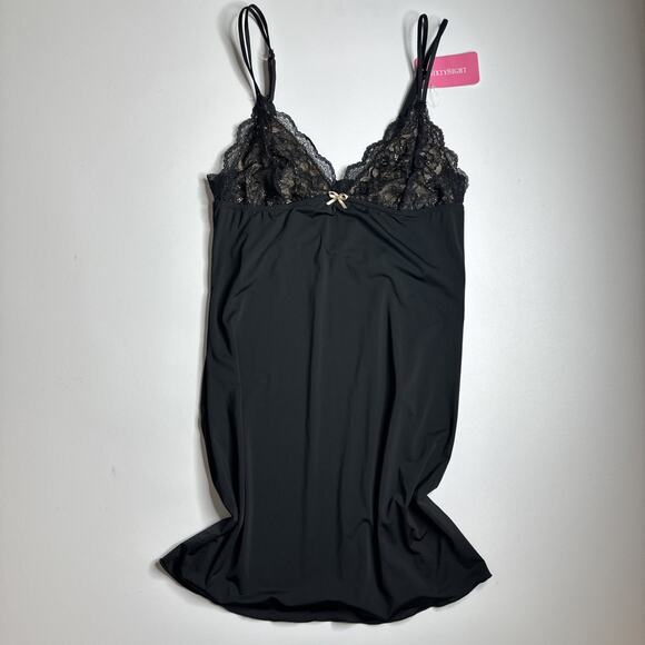 NEW 6ixty8ight Black Lace Cami Slip Dress S Coquette Goth Y2K Lingeriecore - Picture 3 of 11